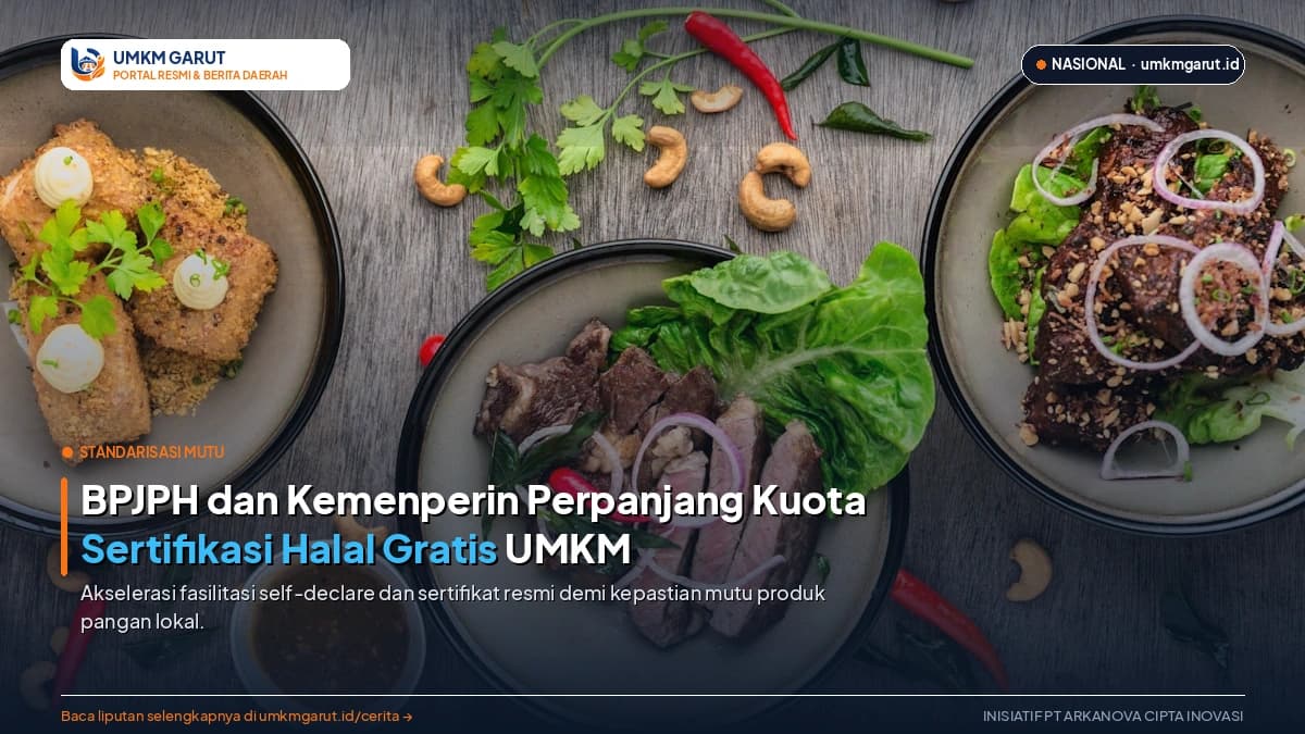 BPJPH dan Kemenperin Perpanjang Kuota Sertifikasi Halal Gratis untuk Pelaku Usaha Pangan